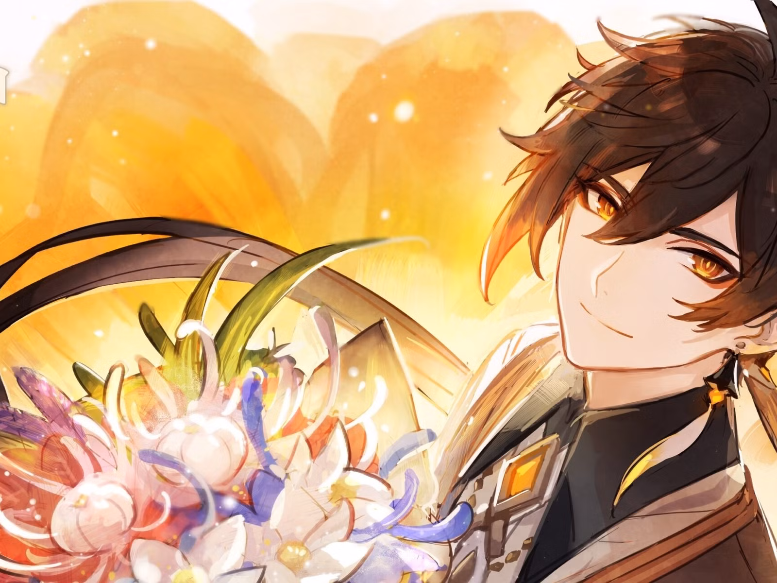 zhongli from genshin impact - top male characters from genshin